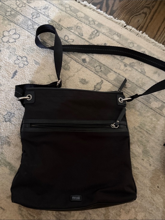 The Sak Handbags - Black Crossbody Bag with Front Zip Pocket